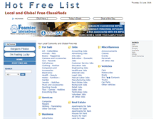 Tablet Screenshot of hotfreelist.com